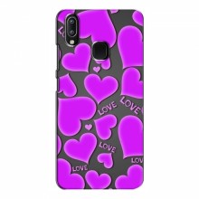 Чехлы для любимой на ViVO Y93 Lite (VPrint) Pink hearts - купить на Floy.com.ua