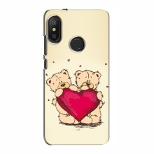 Чехлы для любимой на Xiaomi Redmi 6 Pro (VPrint) Медвежонки - купить на Floy.com.ua