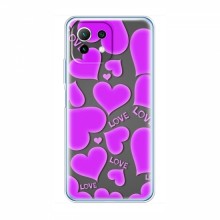 Чехлы для любимой на Xiaomi 11 Lite 5G (VPrint) Pink hearts - купить на Floy.com.ua