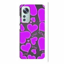 Чехлы для любимой на Xiaomi 12 / 12X (VPrint) Pink hearts - купить на Floy.com.ua