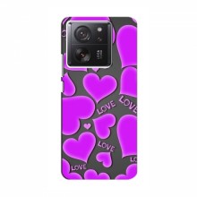 Чехлы для любимой на Xiaomi 13T Pro (VPrint) Pink hearts - купить на Floy.com.ua