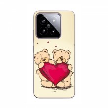 Чехлы для любимой на Xiaomi 14 (VPrint) Медвежонки - купить на Floy.com.ua