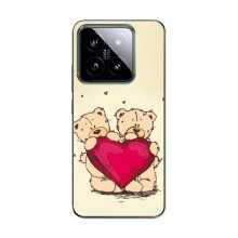 Чехлы для любимой на Xiaomi 14 Pro (VPrint) Медвежонки - купить на Floy.com.ua