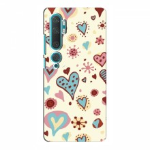 Чехлы для любимой на Xiaomi Mi 10 (VPrint) Сердечки - купить на Floy.com.ua