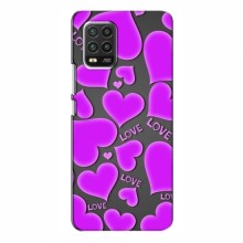 Чехлы для любимой на Xiaomi Mi 10 Lite (VPrint) Pink hearts - купить на Floy.com.ua