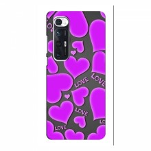Чехлы для любимой на Xiaomi Mi 10s (VPrint) Pink hearts - купить на Floy.com.ua