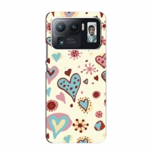 Чехлы для любимой на Xiaomi Mi 11 Ultra (VPrint) Сердечки - купить на Floy.com.ua
