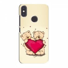 Чехлы для любимой на Xiaomi Mi A2 (VPrint) Медвежонки - купить на Floy.com.ua