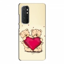 Чехлы для любимой на Xiaomi Mi Note 10 Lite (VPrint) Медвежонки - купить на Floy.com.ua