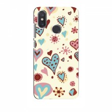 Чехлы для любимой на Xiaomi Mi8 (VPrint) Сердечки - купить на Floy.com.ua