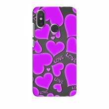 Чехлы для любимой на Xiaomi Mi8 (VPrint) Pink hearts - купить на Floy.com.ua
