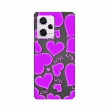 Чехлы для любимой на Xiaomi POCO X5 Pro (5G) (VPrint) Pink hearts - купить на Floy.com.ua