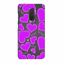 Чехлы для любимой на Xiaomi Pocophone F1 (VPrint) Pink hearts - купить на Floy.com.ua