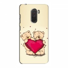 Чехлы для любимой на Xiaomi Pocophone F1 (VPrint) Медвежонки - купить на Floy.com.ua