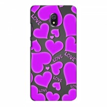 Чехлы для любимой на Xiaomi Redmi 8A (VPrint) Pink hearts - купить на Floy.com.ua