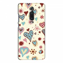 Чехлы для любимой на Xiaomi Mi 9T Pro (VPrint) Сердечки - купить на Floy.com.ua