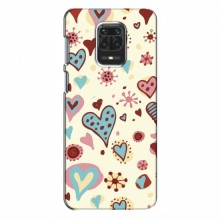 Чехлы для любимой на Xiaomi Redmi Note 9 Pro Max (VPrint) Сердечки - купить на Floy.com.ua