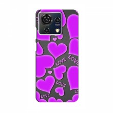 Чехлы для любимой на ZTE Blade V50 Vita (VPrint) Pink hearts - купить на Floy.com.ua