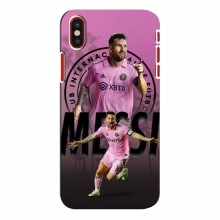 Чехлы для iPhone X - Лео Месси Маями Messi Miami - купить на Floy.com.ua