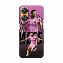 Чехлы для OPPO Reno 8T - Лео Месси Маями Messi Miami - купить на Floy.com.ua