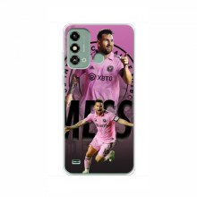 Чехлы для ZTE Blade A53 - Лео Месси Маями Messi Miami - купить на Floy.com.ua