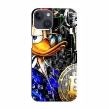 Чехлы для Айфон 15 - Scrooge MagDag (PREMIUMPrint) Биткойн Скрудж - купить на Floy.com.ua