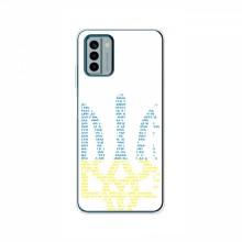 Чехлы Доброго вечора, ми за України для Nokia G22 (AlphaPrint) Герб из букв - купить на Floy.com.ua