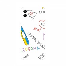 Чехлы Доброго вечора, ми за України для Samsung Galaxy A04 (A045F) (AlphaPrint) Стикер - купить на Floy.com.ua