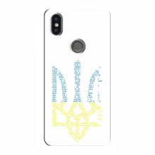 Чехлы Доброго вечора, ми за України для Xiaomi Mi6X (AlphaPrint) Герб из букв - купить на Floy.com.ua