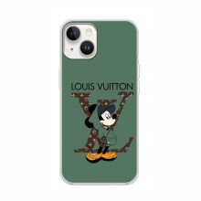 Чехлы Луи Витон для Айфон 16 (AlphaPrint - LOUIS VUITTON) Микки Маус луи витон - купить на Floy.com.ua