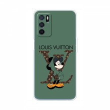 Чехлы Луи Витон для Оппо А16 (AlphaPrint - LOUIS VUITTON) Микки Маус луи витон - купить на Floy.com.ua