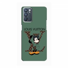 Чехлы Луи Витон для Оппо Рено 6 (4G) (AlphaPrint - LOUIS VUITTON) Микки Маус луи витон - купить на Floy.com.ua