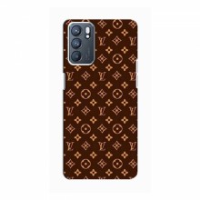 Чехлы Луи Витон для Оппо Рено 6 (4G) (AlphaPrint - LOUIS VUITTON) Фон луи витон - купить на Floy.com.ua