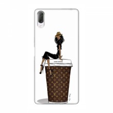 Чехлы Луи Витон для Сони Хпериа Л3 (AlphaPrint - LOUIS VUITTON) Модница LOUIS VUITTON - купить на Floy.com.ua