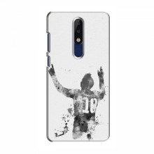 Чехлы Месси для Nokia 5.1 Plus (X5) AlphaPrint Messi ART - купить на Floy.com.ua