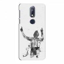 Чехлы Месси для Nokia 7.1 AlphaPrint Messi ART - купить на Floy.com.ua