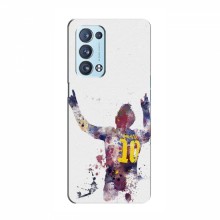 Чехлы Месси для OPPO Reno 6 Pro (5G) AlphaPrint Messi Barca - купить на Floy.com.ua