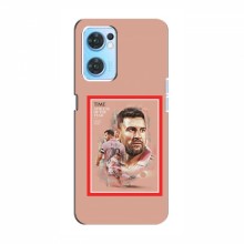 Чехлы Месси для OPPO Reno 7 4G AlphaPrint TIME Messi - купить на Floy.com.ua