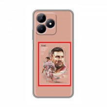 Чехлы Месси для RealMe Note 50 AlphaPrint