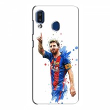 Чехлы Месси для Samsung Galaxy A20 2019 (A205F) AlphaPrint Lionel Messi 1 - купить на Floy.com.ua