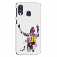Чехлы Месси для Samsung Galaxy A40 2019 (A405F) AlphaPrint Messi Barca - купить на Floy.com.ua