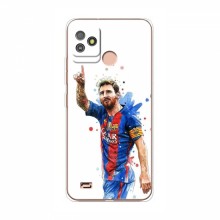 Чехлы Месси для TECNO Pop 5 GO AlphaPrint Lionel Messi 1 - купить на Floy.com.ua