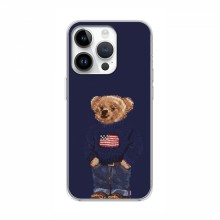Чехлы Мишка Тедди для Айфон 16 Про Макс (PREMIUMPrint) Мишка USA - купить на Floy.com.ua
