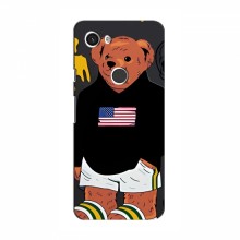 Чехлы Мишка Тедди для Гугл Пиксель 3а (PREMIUMPrint) Teddy USA - купить на Floy.com.ua