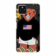 Чехлы Мишка Тедди для Гугл Пиксель 4а (PREMIUMPrint) Teddy USA - купить на Floy.com.ua