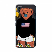 Чехлы Мишка Тедди для Нокиа С21 Плюс (PREMIUMPrint) Teddy USA - купить на Floy.com.ua