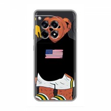 Чехлы Мишка Тедди для ВанПлас Ейс 3 (PREMIUMPrint) Teddy USA - купить на Floy.com.ua