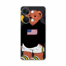 Чехлы Мишка Тедди для ВанПлас Норд 3 5G (PREMIUMPrint) Teddy USA - купить на Floy.com.ua