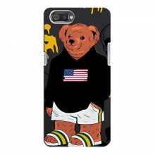 Чехлы Мишка Тедди для Реалми С2 (PREMIUMPrint) Teddy USA - купить на Floy.com.ua