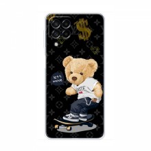 Чехлы Мишка Тедди для Самсунг А22 (5G) (PREMIUMPrint) Скейтер Тедди - купить на Floy.com.ua